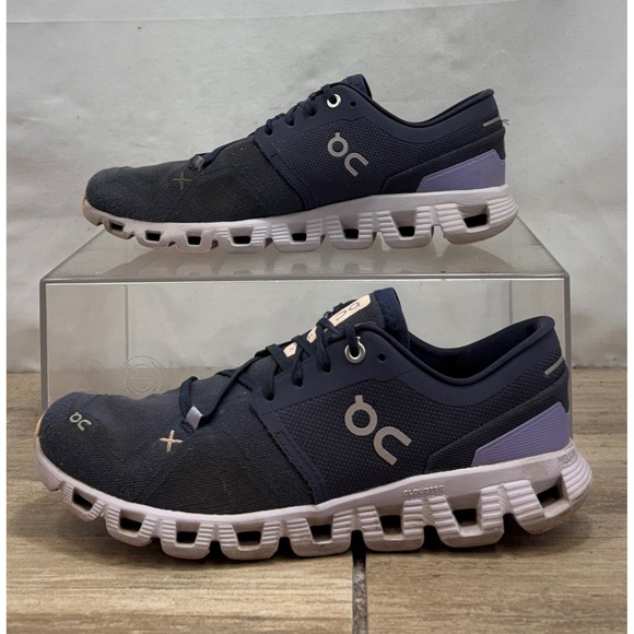 Once We Were Warriors Shoes - ON Cloudswift Running Shoes Women's US W8.5 UK 6.5 EU 40 Navy Purple